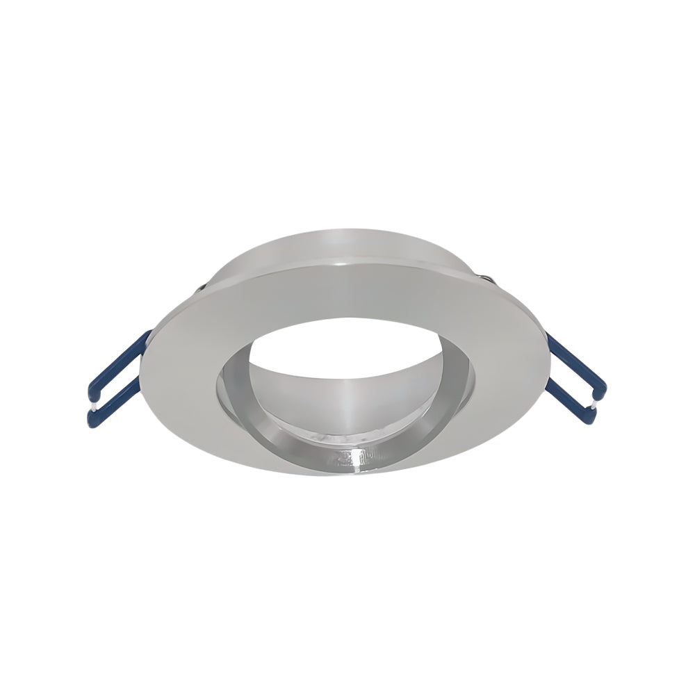 PioLED S6616 Tilt Recessed Downlight GU10 92mm - Silver