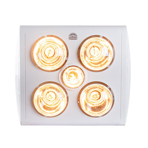 Radiant 4 Light Ceiling Mount Bathroom Heater