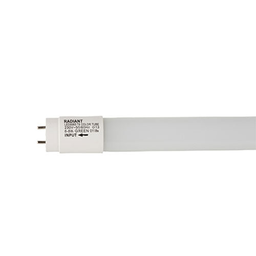Radiant LED Coloured Tube T8 G13 7.6W Green 1200mm