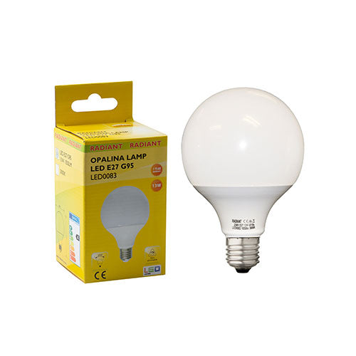 Radiant LED Opalina Globe G95 E27 15W 1575lm 3000K - Frosted