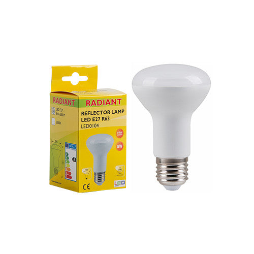 Radiant LED Reflector Bulb R63 E27 8W 720lm 5000K