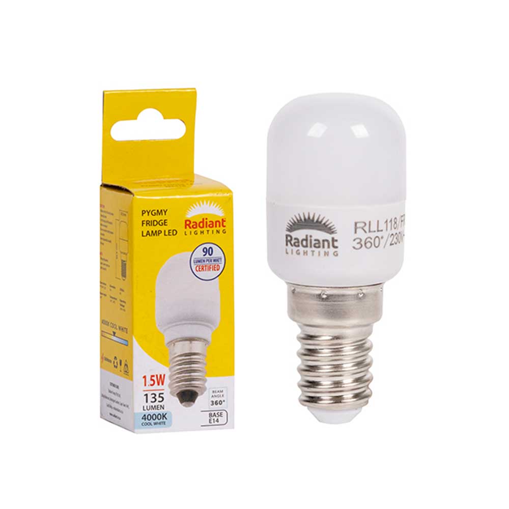 Radiant LED Pygmy Bulb E14 1.5W 4000K