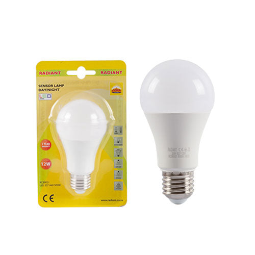 LED Bulb E27 12W 5000K A60 Sensor