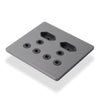 Lumen8 Raw Double RSA & Double Slimline Unswitched 4 x 4 - Deep Grey