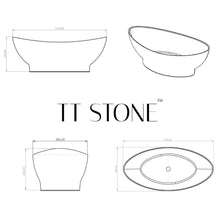 Load image into Gallery viewer, Two Tone Stone Renovatio Freestanding Bath
