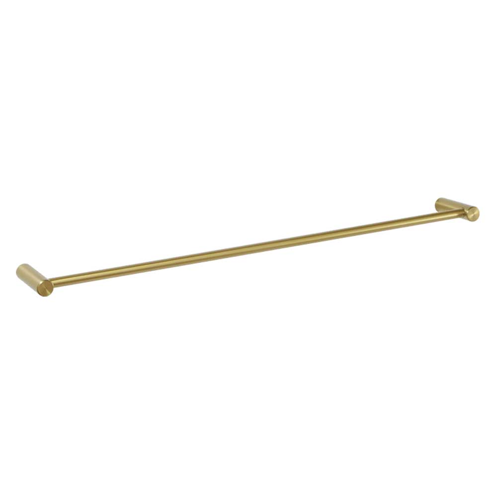 BluTide Single Towel Rail - Brushed Brass