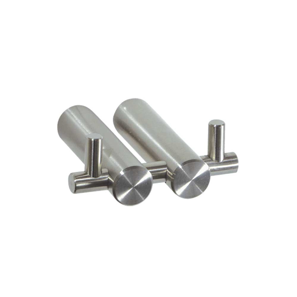 BluTide Double Robe Hook - Stainless Steel