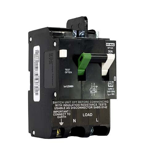 CBi SF15A Earth Leakage 1P+N 6kA
