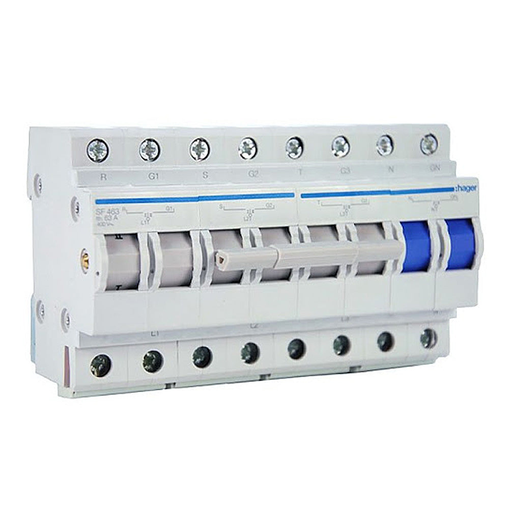 Hager Changeover Switch 4P 63A