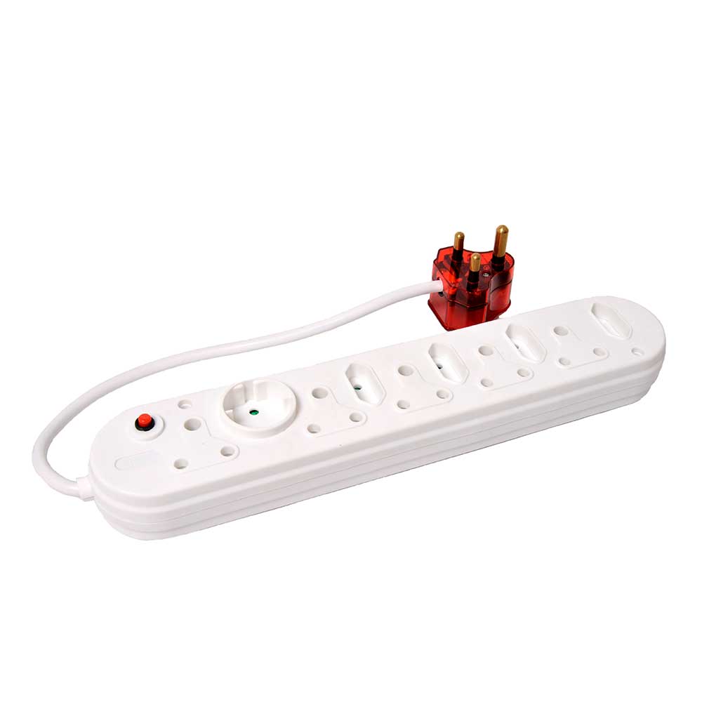 Selectrix Unswitched High Surge 8-Way Multiplug 5 RSA 4 Slimline 1