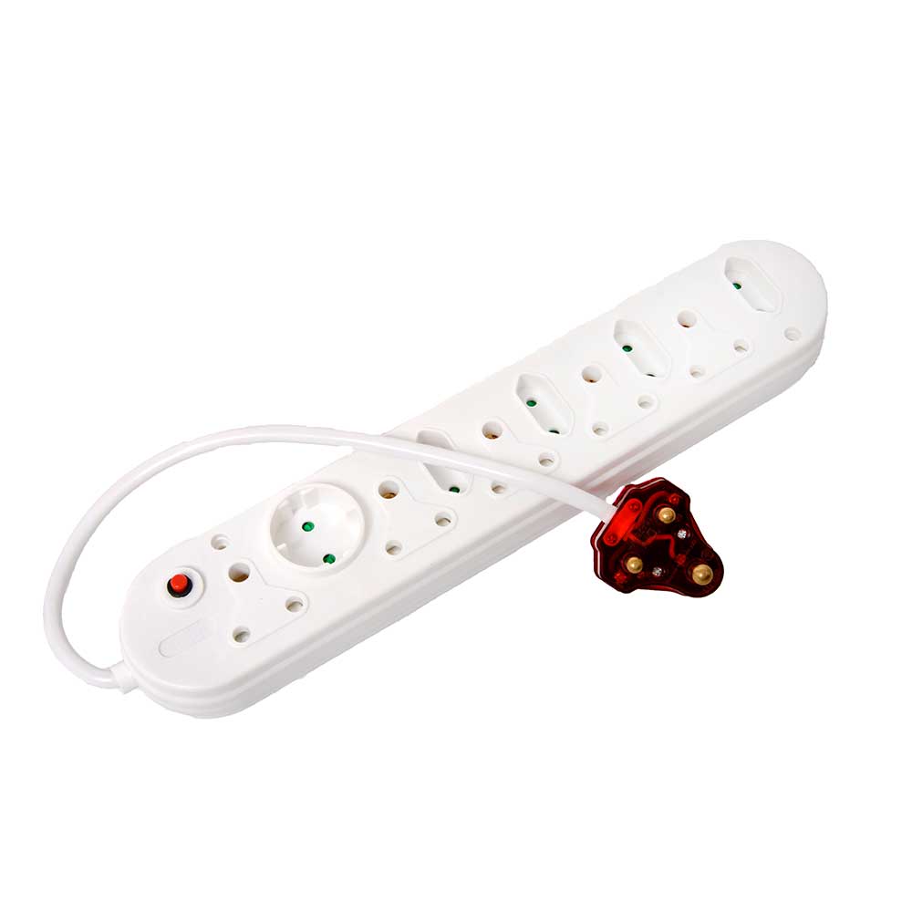 Selectrix Unswitched High Surge 8-Way Multiplug 5 RSA 4 Slimline 1