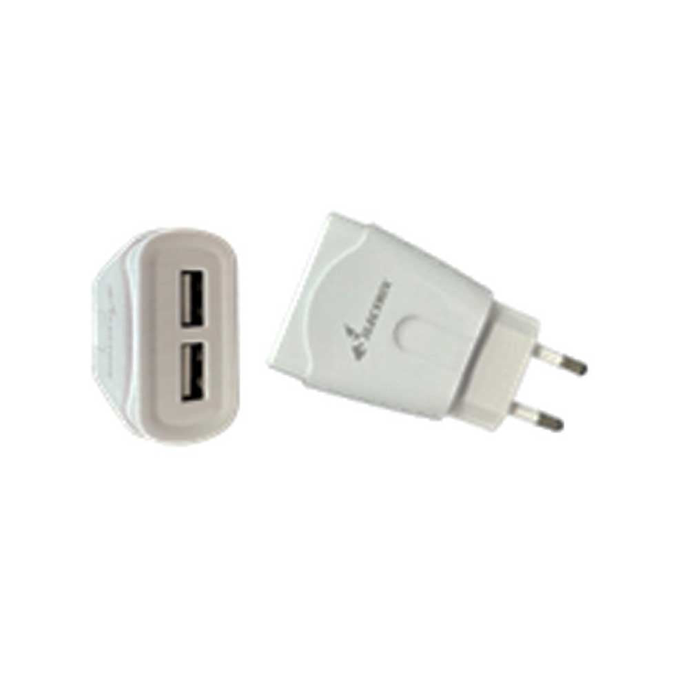 Selectrix 2-Way USB Socket Adaptor 2.1A 5V