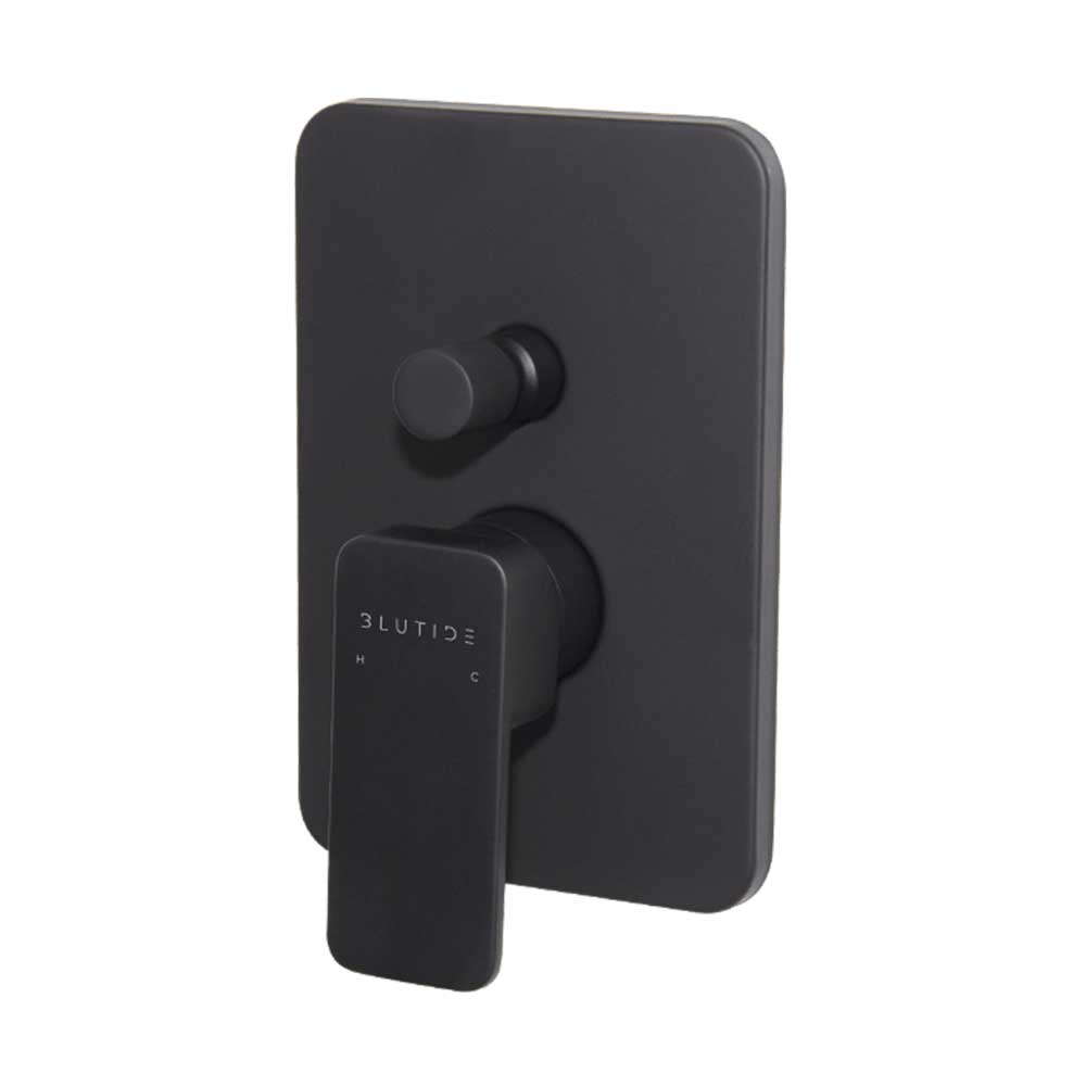BluTide Shore Concealed Diverter Shower Mixer - Black