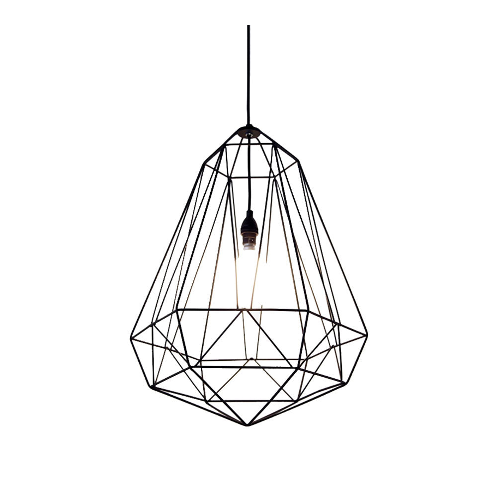 Wire World Large Diamond Wired Pendant