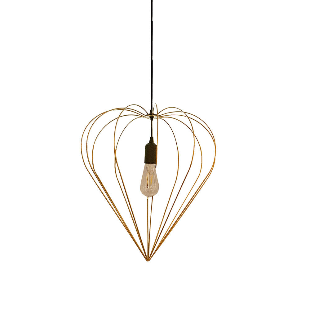 Wire World Abbi Heart Shaped Wire Pendant