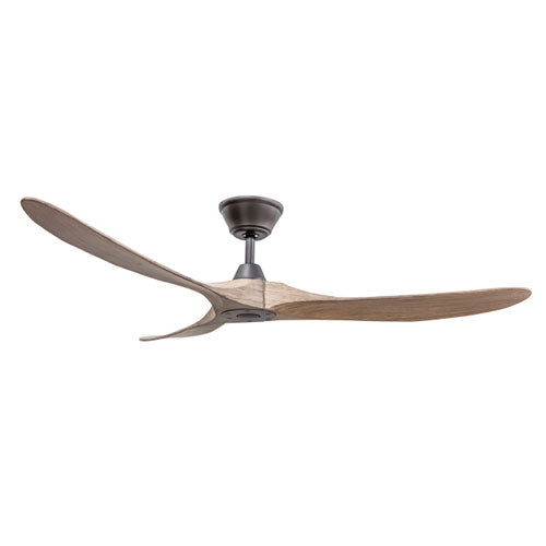 Timber Fans Sirocco 3 Blade Ceiling Fan - Weathered Oak / Aged Pewter