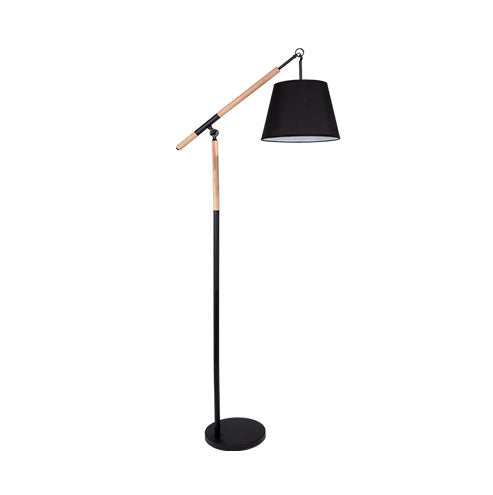 Bright Star Metal & Wood Floor Standing Lamp