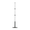 Bright Star Opal Glass Standing Foot Switch Light
