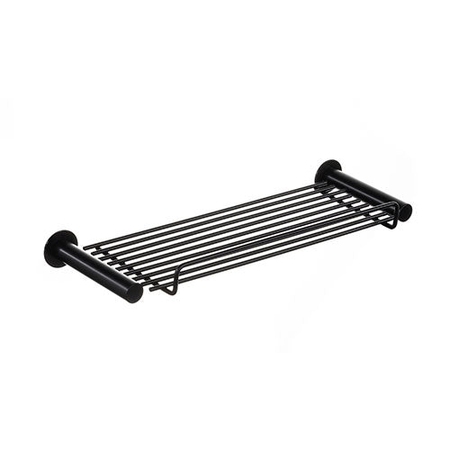 Stunning Double Shower Rack - Black