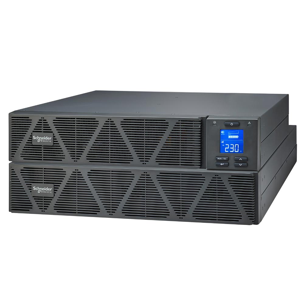 Schneider Easy UPS 1Ph on-line SRVS RM ext. Runtime 6000 VA 230 V with rail kit/batt. pack