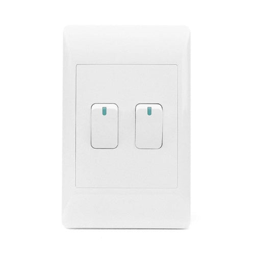 S-TEC 2 Lever 1 Way Light Switch 4 x 2