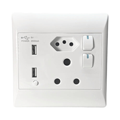 S-TEC RSA + Slimline + 2 x USB Combo Socket 4 x 4