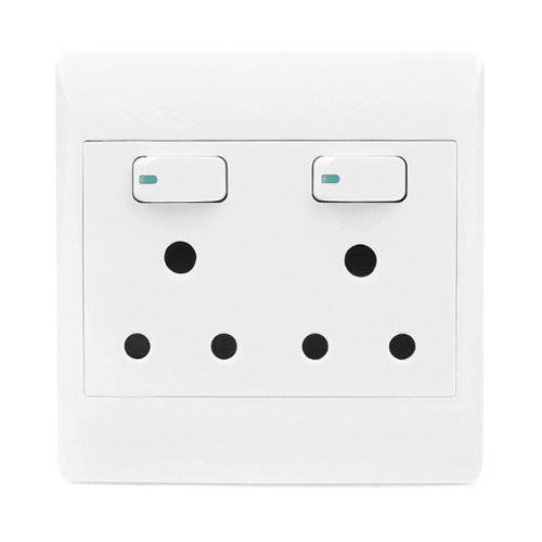 S-TEC Double Switched Socket 4 x 4