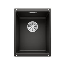 Load image into Gallery viewer, BLANCO SubLine 320-U Silgranit Single Bowl Undermount Sink - Black
