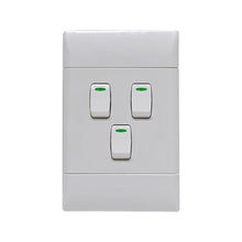 Load image into Gallery viewer, CBi Switch Ultra 3 Lever 1-Way Light Switch 4x2
