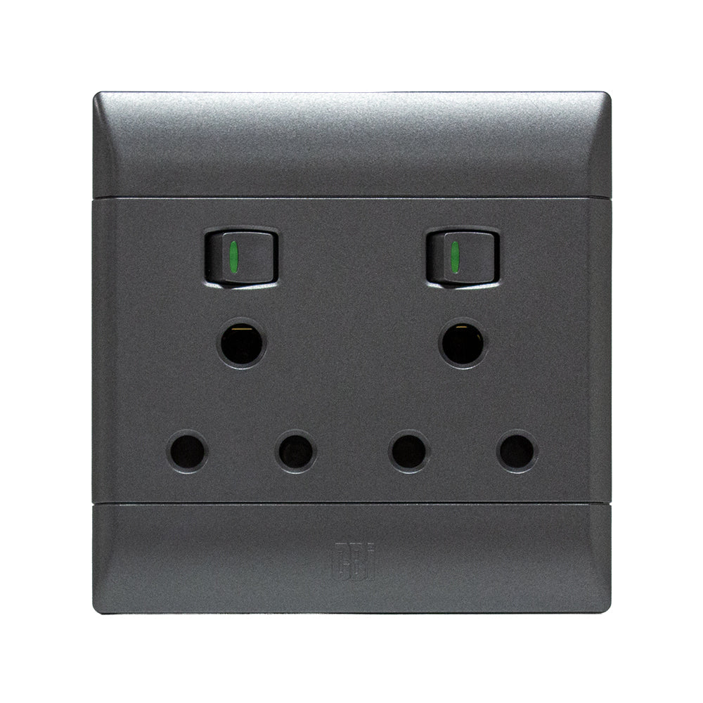 CBi Switch Ultra Double Switched Socket 4x4 – Livecopper
