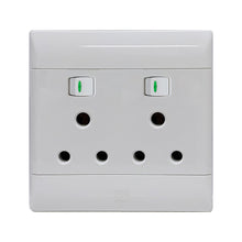 Load image into Gallery viewer, CBi Switch Ultra Double Switched Socket 4x4
