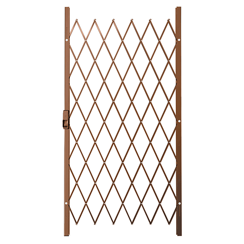 Xpanda Saftidor B Slamlock Security Gate 2000x1000mm - Matt Bronze