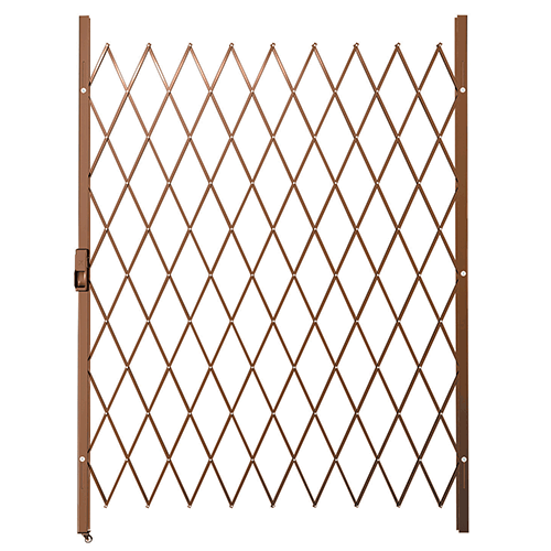Xpanda Saftidor E Slamlock Security Gate 2000x1450mm - Matt Bronze
