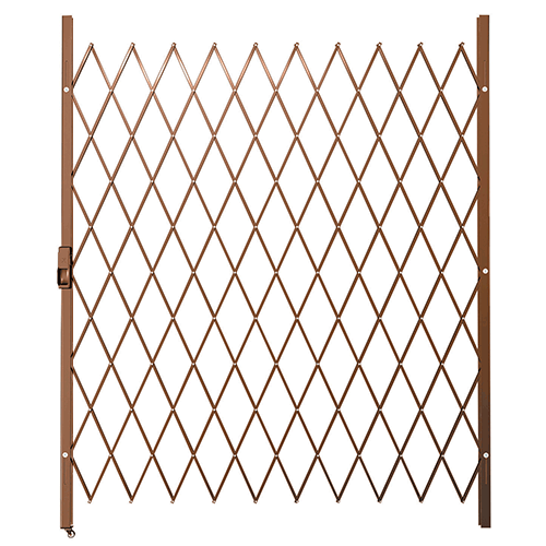 Xpanda Saftidor F Slamlock Security Gate 2000x1600mm - Matt Bronze