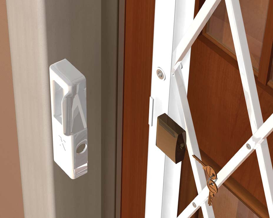 Xpanda Saftidor Handle & Lock - Matt Bronze (537024) | Handle