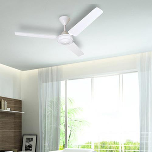 Solent High Breeze 3 Blade Ceiling Fan 1200mm - White
