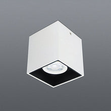 Load image into Gallery viewer, Spazio Lone Square Downlight - White/black insert
