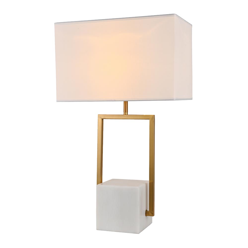 K. Light Verdi Marble Table Lamp