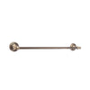 Trendy Taps Florale Single Towel Rail - Brass