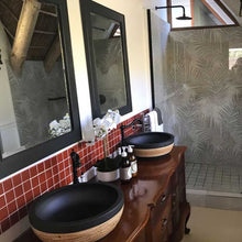 Load image into Gallery viewer, Trendy Taps Basin Vas Wooden Accent Vanity Basin - Matt Black
