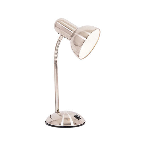 Bright Star Satin Chrome Desk Light