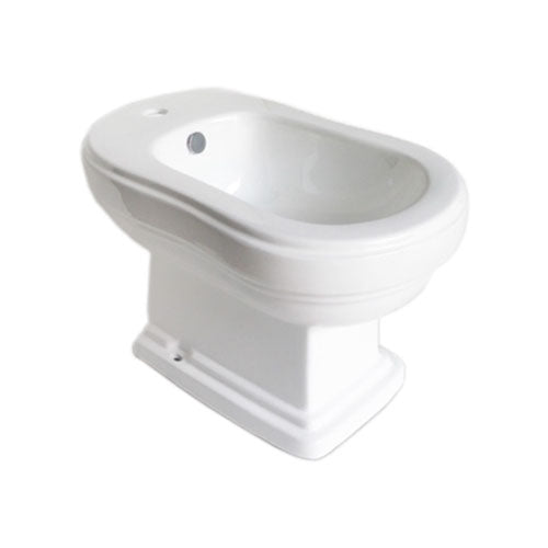 RossCo Retro Ceramic Floor-Standing Bidet  - White