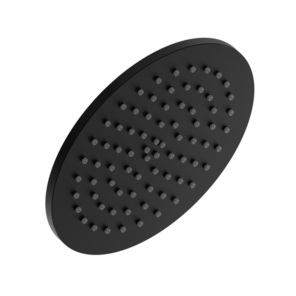 LIQUIDRed Plus Shower Rose 200mm - Matt Black (BRASS)