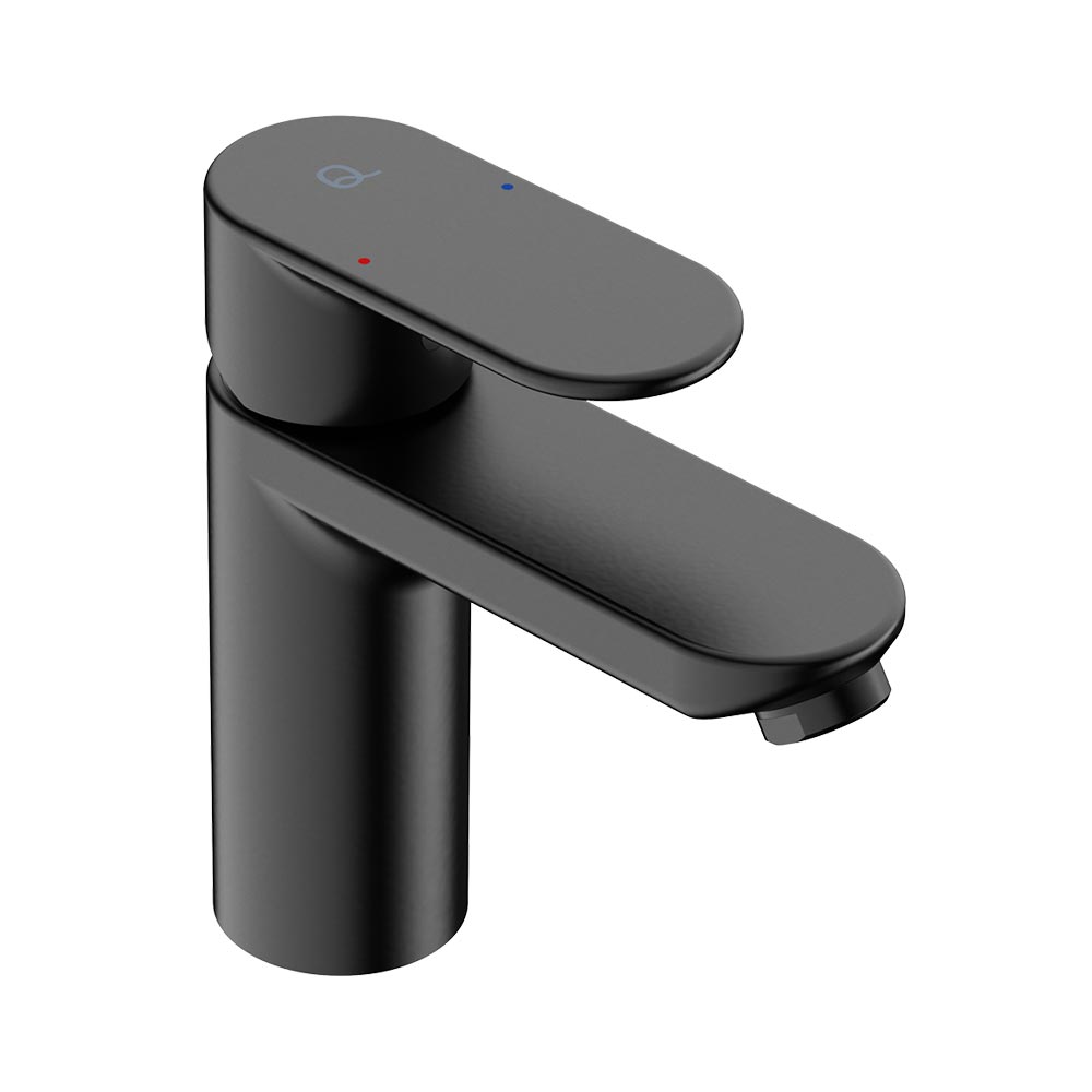 LIQUIDRed Solace Basin Mixer Tap- Matt Black