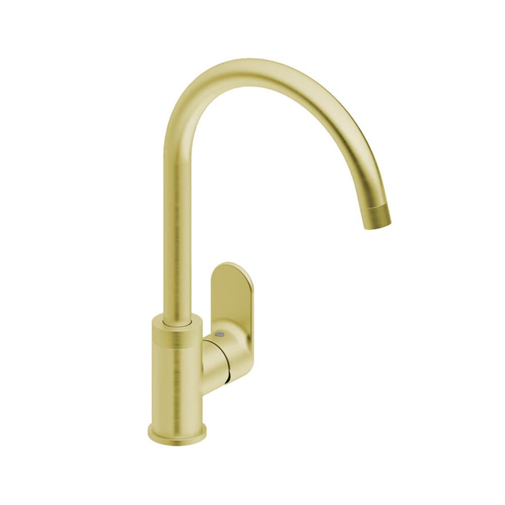 LiquidRed Solace Kitchen Mixer Tap - Champagne Gold