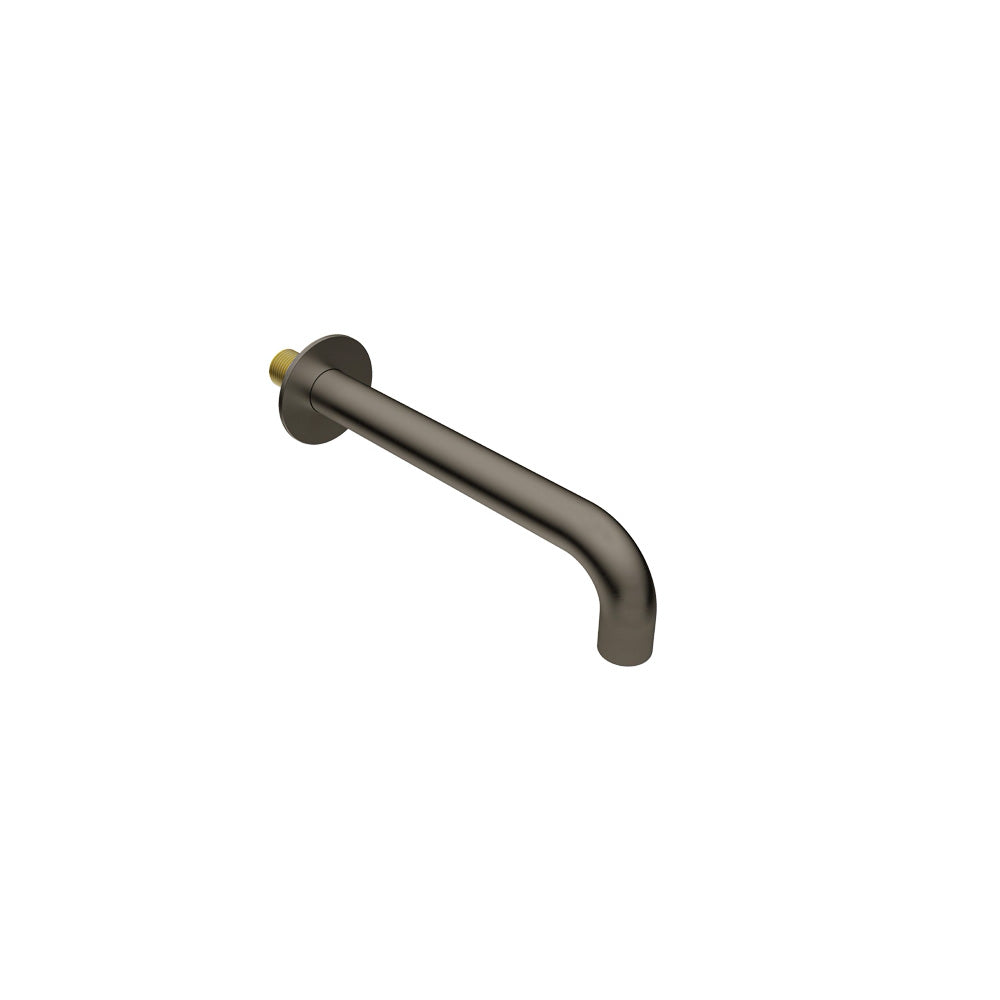 LIQUIDRed STILO Basin Wall Spout 200mm - Brushed Graphite