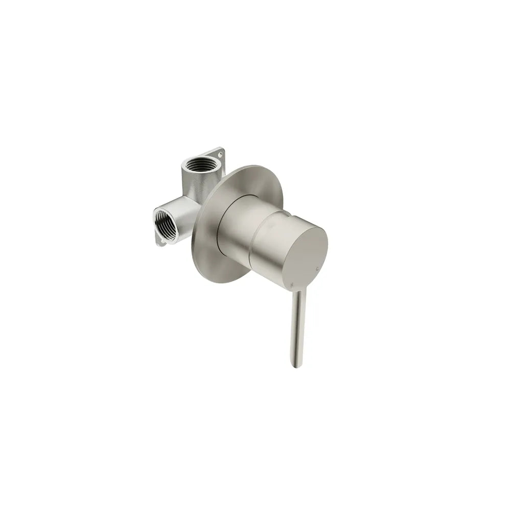 LIQUIDRed STILO Shower Mixer + Concealed Body - Brushed Stainless Steel