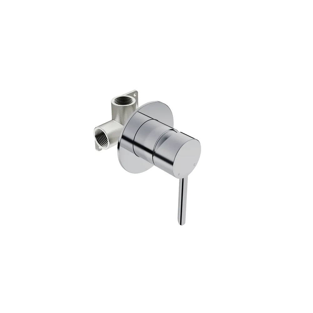 LIQUIDRed STILO Shower Mixer + Concealed Body - Chrome