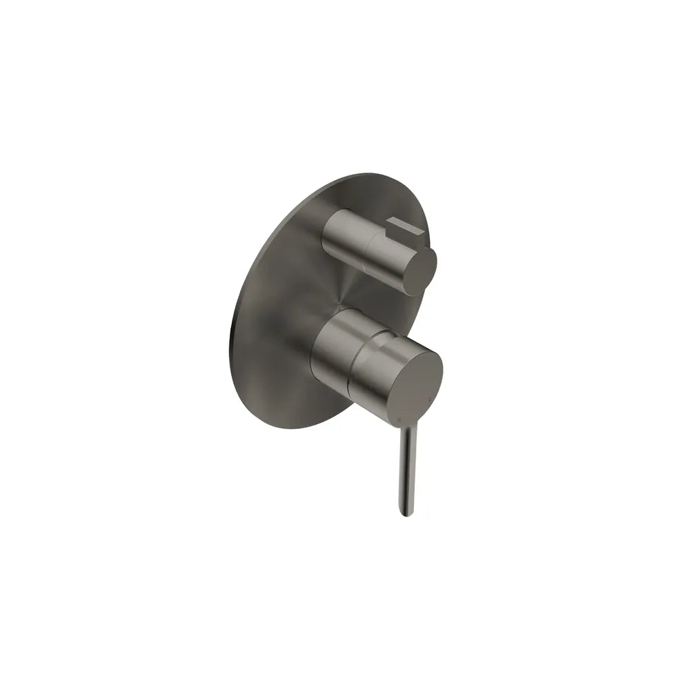 LIQUIDRed STILO Shower Mixer with Divert Trim Set - Brushed Graphite