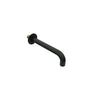 LIQUIDRed STILO Bath Wall Spout 200mm - Matt Black